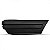 Ponteira para choque gol volkswagen de 1984 a 1986 preto - Imagem 2