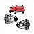 Circuito de lanterna gol volkswagen de 1995 a 1999 traseira lado direito e lado esquerdo - Imagem 1
