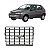 Difusor de entrada de ar palio fiat de 1996 a 2015 lateral lado direito cromado com aletas - Imagem 1
