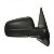 Retrovisor externo gol volkswagen de 1999 a 2008 lado esquerdo verde escuro com controle manual quatro portas geração três ponteira para choque - Imagem 2