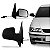 Retrovisor externo gol volkswagen de 1999 a 2008 lado direito verde escuro bicolor com controle manual duas portas geração três ponteira para choque - Imagem 1