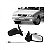 Retrovisor externo santana volkswagen de 1999 a 2006 lado direito verde escuro com controle manual - Imagem 1