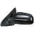 Retrovisor externo santana volkswagen de 1999 a 2006 lado esquerdo verde escuro fixo - Imagem 2