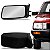 Retrovisor externo santana volkswagen de 1985 a 1991 lado direito verde escuro para adaptação para duas e quatro portas - Imagem 1