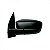 Retrovisor externo gol volkswagen de 2009 a 2012 lado direito verde escuro com controle manual geração cinco - Imagem 2