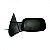 Retrovisor externo courier ford de 1996 a 2013 lado esquerdo verde escuro com controle manual - Imagem 2