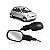 Retrovisor externo ka ford de 1996 a 2007 lado direito verde escuro com controle manual - Imagem 1