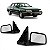 Retrovisor externo versailles ford de 1991 a 1996 lado esquerdo verde escuro fixo - Imagem 1