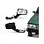 Retrovisor externo del rey ford de 1985 a 1992 e pampa ford de 1992 a 1997 lado esquerdo verde escuro com controle manual - Imagem 1