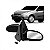 Retrovisor externo focus ford de 1998 a 2008 lado direito verde escuro elétrico com capa colada - Imagem 1
