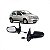 Retrovisor externo palio e siena fire fiat de 2001 a 2006 lado direito verde escuro duas portas bicolor com controle manual - Imagem 1