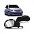 Retrovisor externo c3 citroën de 2003 a 2012 lado direito verde escuro elétrico - Imagem 1