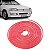 Friso para para choque escort ford de 1993 a 1996 com borda vermelha colante com 50 metros - Imagem 1