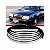 Friso para para choque monza chevrolet de 1988 a 1990 cromado de encaixe com 6 metros - Imagem 1