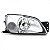 Farol fiesta ford de 2000 a 2002 e courier ford de 2000 a 2013 lado esquerdo cristal - Imagem 2