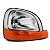 Farol kangoo renault de 1998 a 2008 lado direito âmbar - Imagem 2