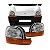 Farol kangoo renault de 1998 a 2008 lado esquerdo âmbar - Imagem 1