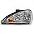 Farol focus ford de 2004 a 2008 lado esquerdo elétrico sem motor - Imagem 2