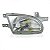 Farol accent hyundai de 1997 a 2000 lado esquerdo - Imagem 2
