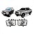 Farol hilux SW4 toyota de 1992 a 1996 lado esquerdo com aplicação em hilux picape SRV toyota de 2002 a 2004 - Imagem 1
