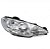 Farol 206 peugeot de 2005 a 2010 lado direito elétrico sem motor duplo liso - Imagem 2
