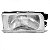 Farol gol volkswagen de 1991 a 1994 lado esquerdo para versão com ar condicionado - Imagem 2