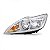 Farol focus ford de 2009 a 2013 lado esquerdo elétrico com motor sem projetor - Imagem 2