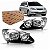 Farol corolla fielder toyota de 2004 a 2008 lado esquerdo máscara negra - Imagem 1