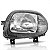 Farol clio renault de 1999 a 2002 lado esquerdo policarbonato simples - Imagem 2