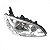 Farol civic honda de 2004 a 2006 lado esquerdo elétrico sem motor - Imagem 2
