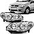 Farol palio fiat de 2004 a 2015 lado esquerdo cromado tipo zoiao H7 e H7 - Imagem 1
