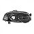 Farol palio fiat de 2009 a 2020 e siena fiat de 2008 a 2012 lado esquerdo preto tipo bola com anel preto - Imagem 2