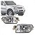 Farol auxiliar pajero full mitsubishi de 2001 a 2002 lado esquerdo - Imagem 1