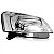 Farol partner peugeot de 2010 a 2021 lado direito elétrico com motor - Imagem 2