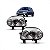 Farol clio renault de 1999 a 2002 lado direito duplo - Imagem 1