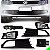 Kit de farol auxiliar gol volkswagen de 2013 a 2016 geração seis com grade e friso cromado - Imagem 1