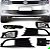 Kit de farol auxiliar gol volkswagen de 2013 a 2016 geração seis com grade e friso cromado - Imagem 2