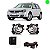 Kit de farol auxiliar golf volkswagen de 2007 a 2012 com botão universal - Imagem 1