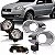 Kit farol auxiliar palio e siena fiat de 2008 a 2011 elx com moldura cromada - Imagem 1