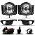 Kit farol auxiliar siena fiat de 2013 a 2016 el com grade e botão universal - Imagem 2