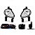 Kit farol auxiliar corsa chevrolet de 2000 a 2009 e classic chevrolet de 2003 a 2009 - Imagem 2