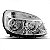 Farol doblo fiat de 2009 a 2021 lado direito cromado manual e elétrico - Imagem 2