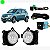 Kit farol auxiliar agile chevrolet de 2014 a 2016 sem grade - Imagem 1