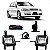 Kit farol auxiliar astra chevrolet de 2003 a 2012 e zafira chevrolet de 2005 a 2011 com botão universal - Imagem 1