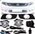 Kit farol auxiliar civic honda de 2015 a 2016 com grade - Imagem 2