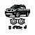 Kit farol auxiliar frontier nissan de 2013 a 2016 sem grade sem moldura - Imagem 1