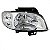 Farol cordoba seat de 2000 a 2003 lado direito duplo - Imagem 2