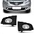 Farol auxiliar fit honda de 2009 a 2012 lado direito com grade - Imagem 1
