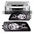 Farol auxiliar accord honda de 2006 a 2007 lado direito com grade - Imagem 1