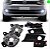 Kit de farol auxiliar fox volkswagen de 2010 a 2014 preto com grade e aro - Imagem 2